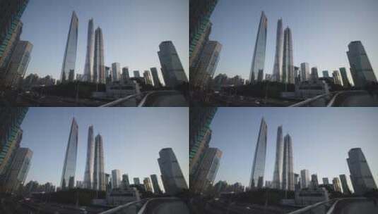 上海地标建筑物高清在线视频素材下载