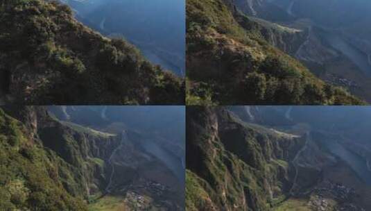 大山视频中国西南掩藏在大山深处的村寨高清在线视频素材下载
