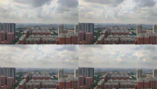 西安西咸沣东天空云彩延时风景白云蓝天白云高清在线视频素材下载