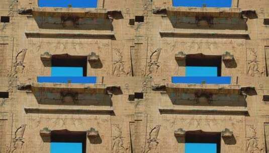 埃及荷鲁斯神庙高清在线视频素材下载