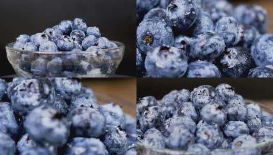 蓝莓 蓝莓实拍高清在线视频素材下载