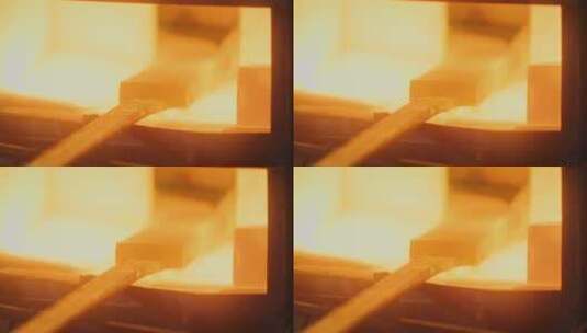 熔炼钢铁的熔炉高清在线视频素材下载
