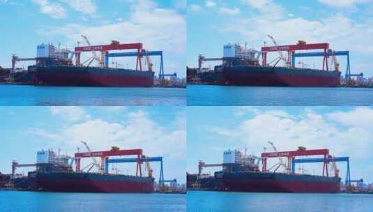 船舶重工  造船厂 船舶制造  船舶重工高清在线视频素材下载