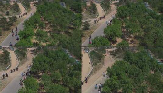 斯巴达勇士少年儿童户外体育运动比赛高清在线视频素材下载