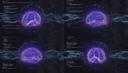 3d人工智能大脑与技术高清在线视频素材下载