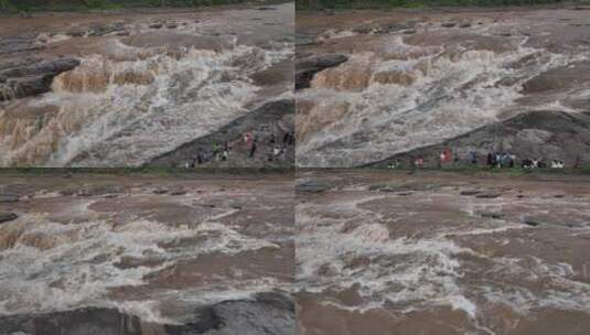 黄河黄河壶口瀑布江河山河河流奔腾河流长江高清在线视频素材下载