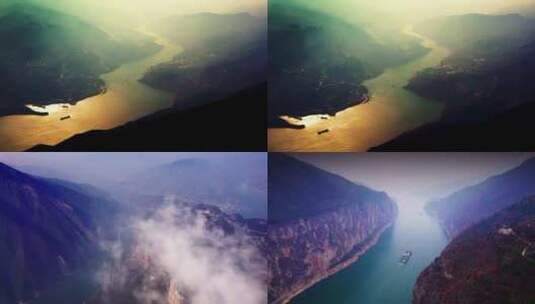 长江三峡高清在线视频素材下载
