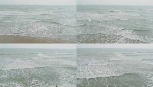 广东雷州海边海浪沙滩高清在线视频素材下载