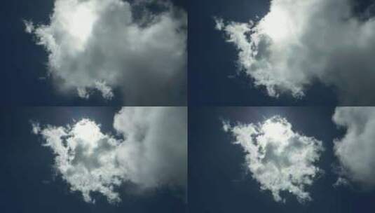 天空蓝天白云流动航拍仰拍视角高清在线视频素材下载