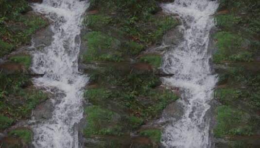 自然流水溪流河流山上流水高清在线视频素材下载