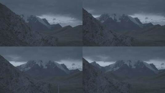 拉萨雪山 拉萨 西藏 山、云、山川高清在线视频素材下载