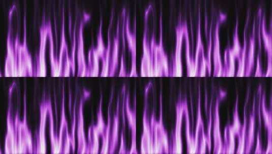 带通道 紫色火焰上升 满屏紫色火苗高清在线视频素材下载
