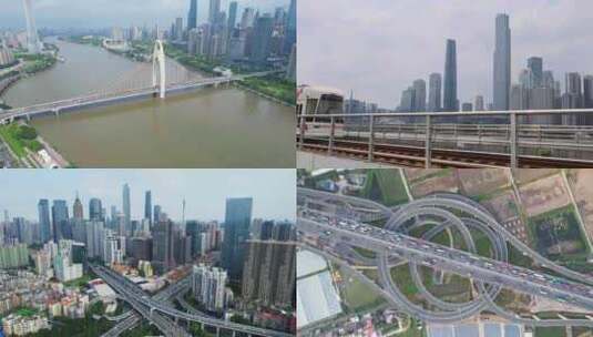 广州交通合集高清在线视频素材下载