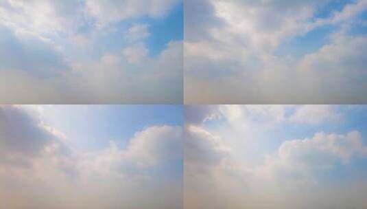 蓝天白云云朵飘飘延时风景视频素材高清在线视频素材下载