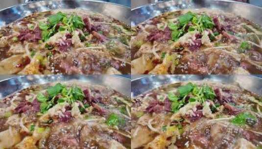 鲜烧牛肉 牛肉 煮牛肉 炖牛肉 火锅高清在线视频素材下载