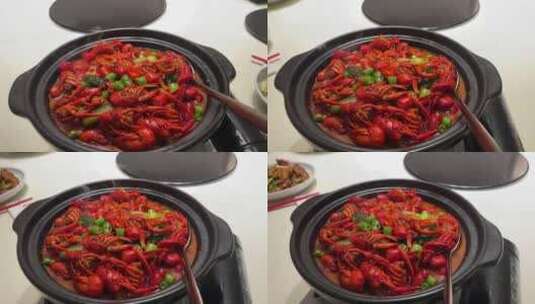 小龙虾美食视频高清在线视频素材下载