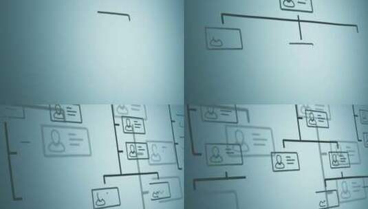 组织结构图概念高清在线视频素材下载