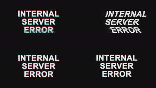 内部服务器错误故障影响文本数字电视失真高清在线视频素材下载
