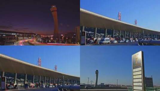 4K新郑国际机场高清在线视频素材下载