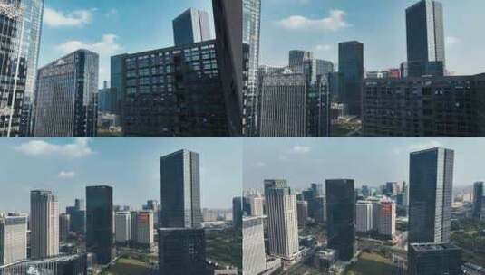 广西南宁城市穿梭现代感五象新区高清在线视频素材下载