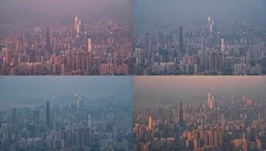 深圳城市森林光影延时高清在线视频素材下载