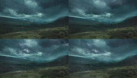 狂风暴雨背景素材7高清在线视频素材下载