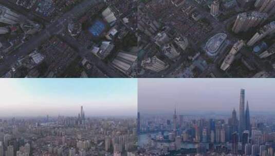 上海大全景航拍高清在线视频素材下载
