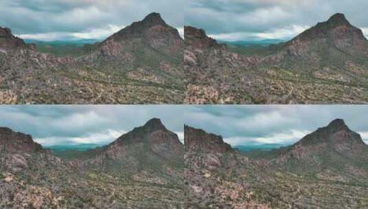 美国亚利桑那州图森附近风景如画的猫山和小高清在线视频素材下载