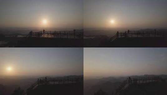 贵州·贵阳·花溪·红岩峡谷·观景台18高清在线视频素材下载
