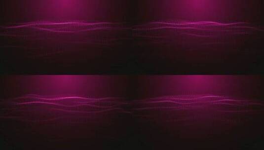 粉红色粒子波循环高清在线视频素材下载