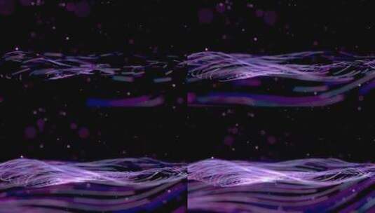 抽象霓虹线条背景 3D渲染高清在线视频素材下载
