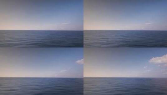 延时拍摄风景如画的大海高清在线视频素材下载