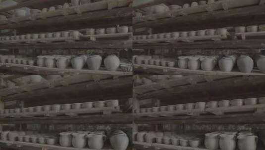 陶瓷瓷坯微距LOG高清在线视频素材下载