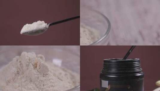 【镜头合集】蛋白粉乳清蛋白奶高清在线视频素材下载