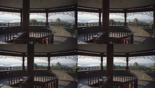 杭州吴山景区江湖汇观高清在线视频素材下载