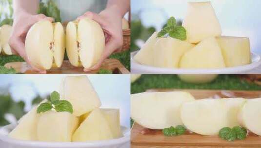 奶油苹果素材高清在线视频素材下载