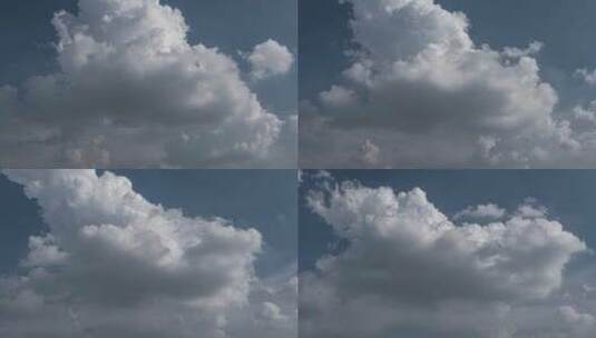 天空蓝天白云风起云涌转场空镜头延时风光高清在线视频素材下载