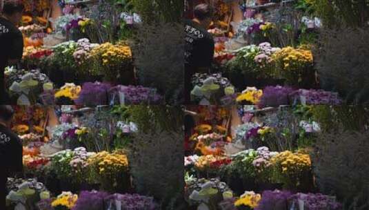 花店的花朵高清在线视频素材下载