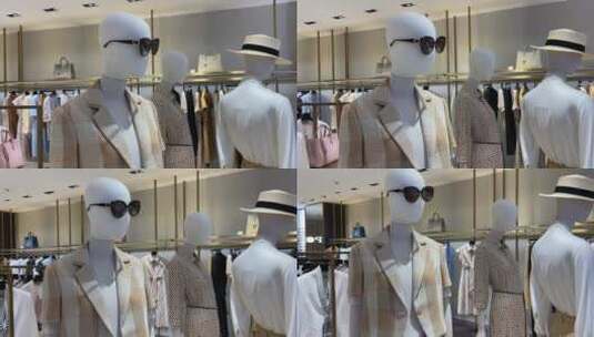 济南银座商场，女装品牌服饰高清在线视频素材下载