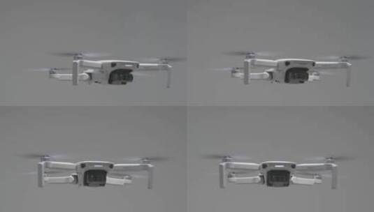 跟踪拍摄在空中盘旋的无人机高清在线视频素材下载