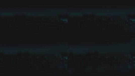 黑暗中 电脑主板闪灯拍摄效果高清在线视频素材下载