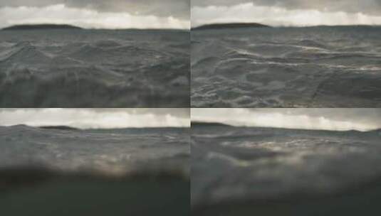 汹涌的海水高清在线视频素材下载