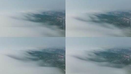 青岛平流雾浮山平流雾高清在线视频素材下载