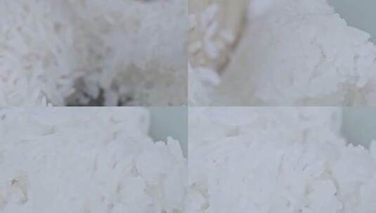 米饭盛出备用高清在线视频素材下载