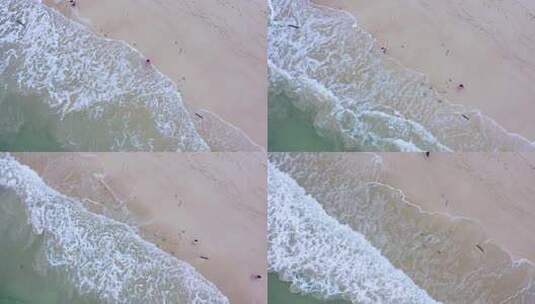 海浪、沙滩、桔钓沙高清在线视频素材下载