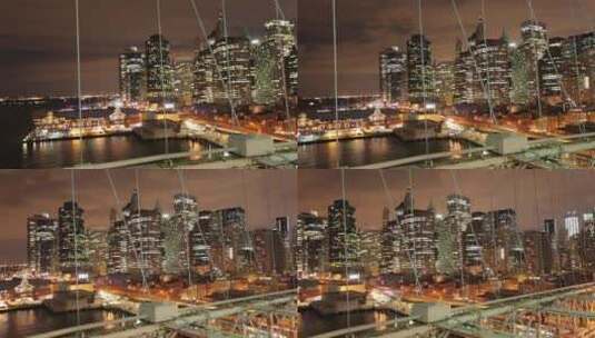 延时摄影城市夜景高清在线视频素材下载