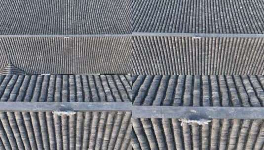 同里古镇清晨航拍高清在线视频素材下载