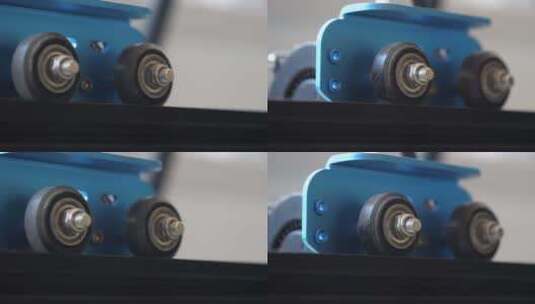 3D打印机齿轮高清在线视频素材下载