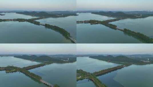 4K武汉东湖绿道风景高清在线视频素材下载