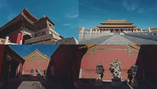 【合集】北京旅游景点故宫场景高清在线视频素材下载